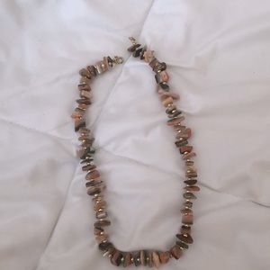 Stone necklace 16 inches